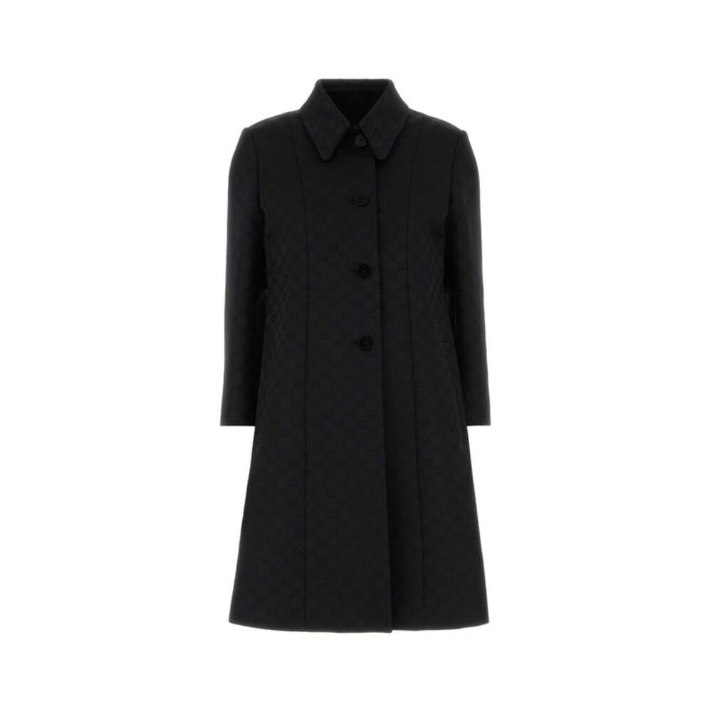 Gucci Women Gg Fabric Coat